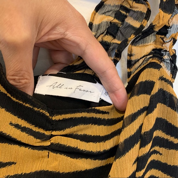 SALE❗️All in Favor Tiger Mini dress - Picture 7 of 10
